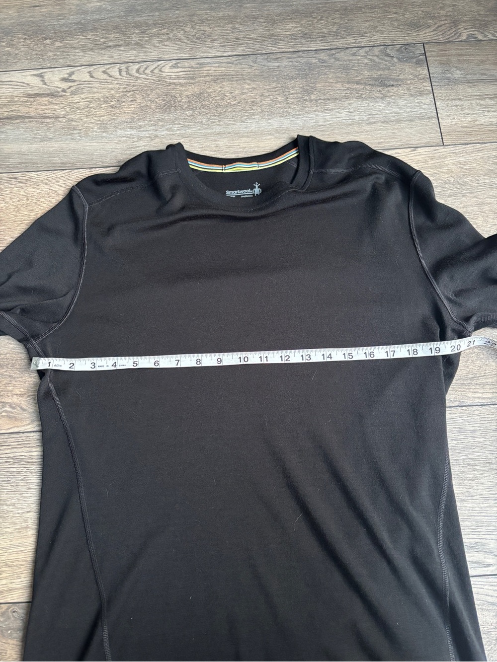 Smartwool Men's 100% Merino Wool Base Layer Top Long Sleeve Black XL SW016349 - Picture 4 of 9
